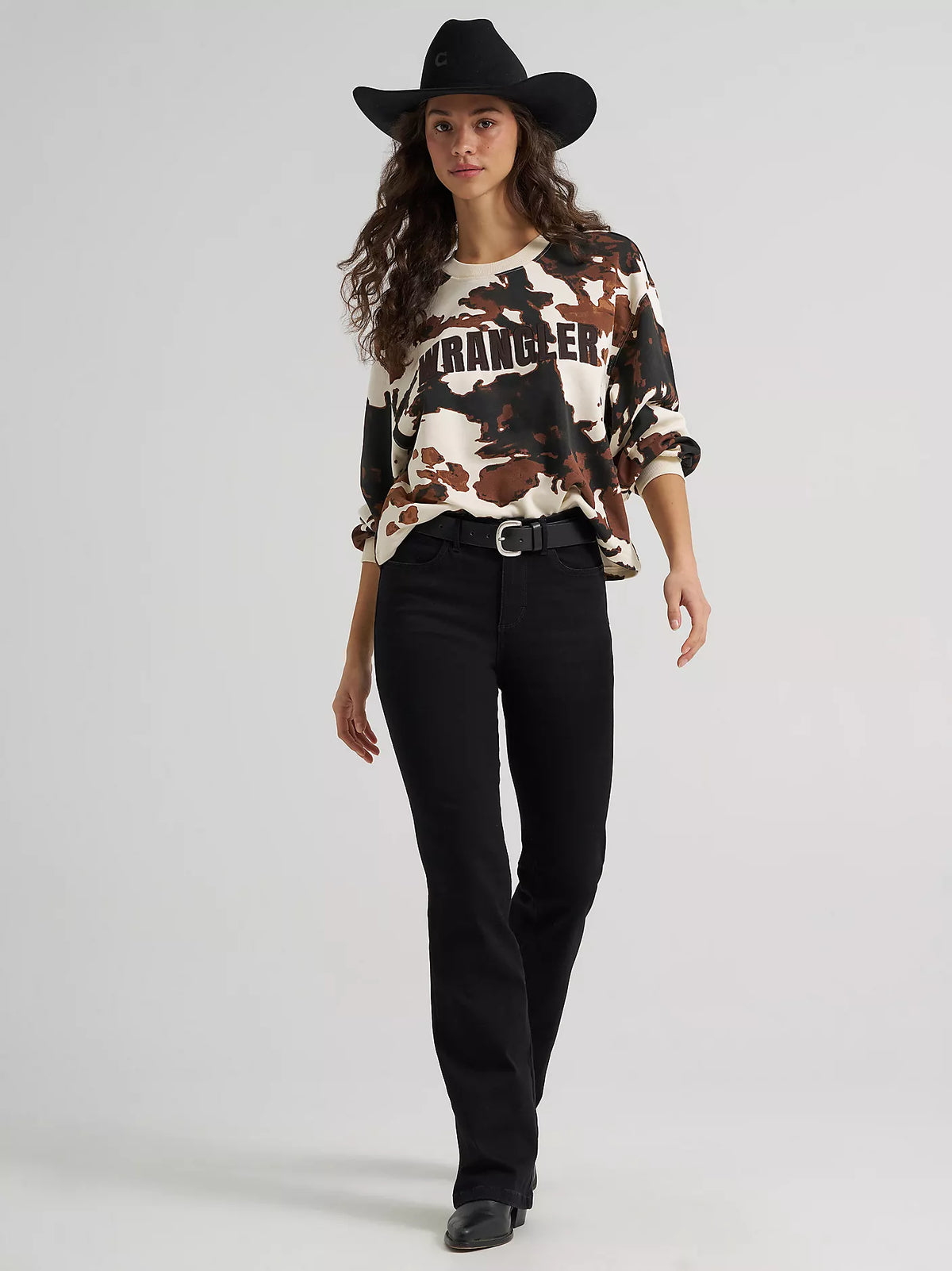 Cow Logo Canyon Crew Pullover