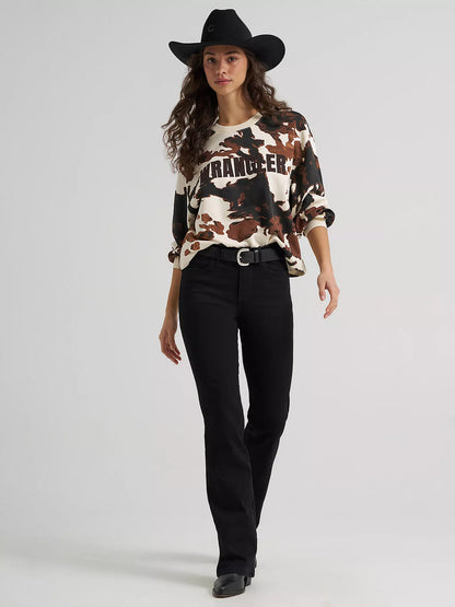 Cow Logo Canyon Crew Pullover