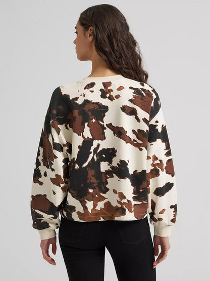 Cow Logo Canyon Crew Pullover