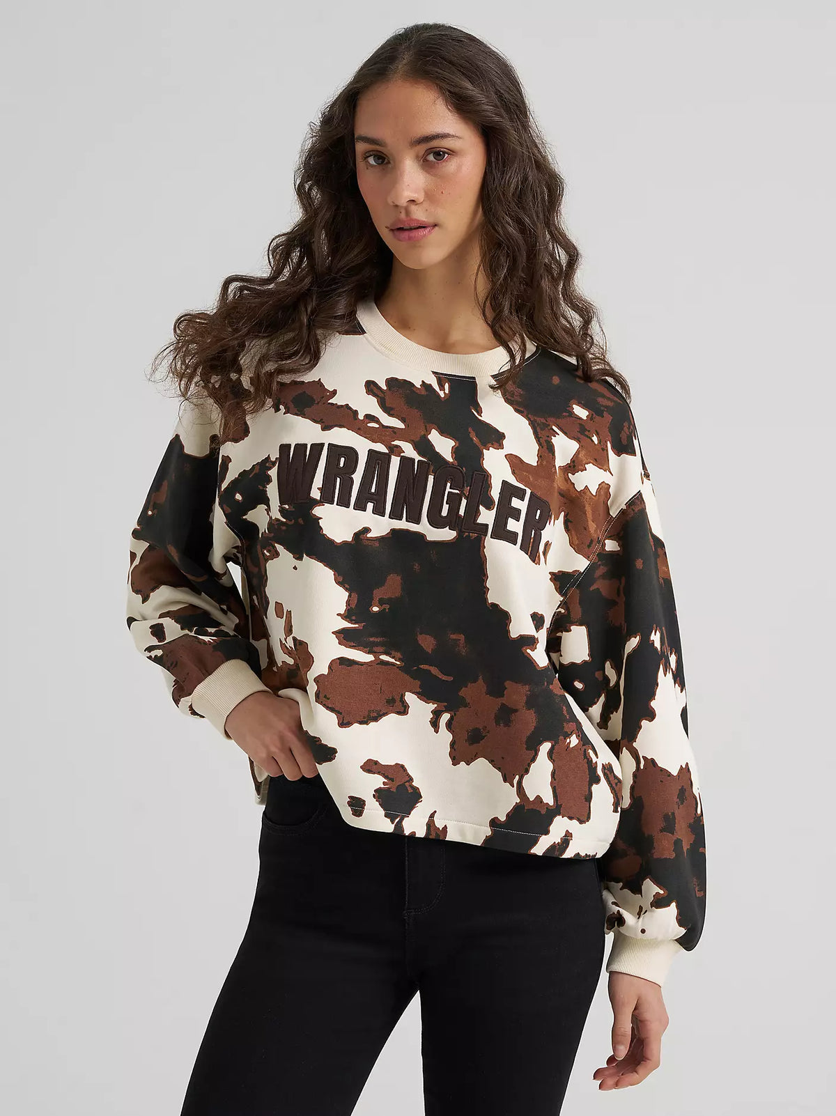 Cow Logo Canyon Crew Pullover