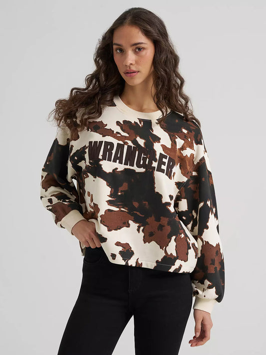 Cow Logo Canyon Crew Pullover