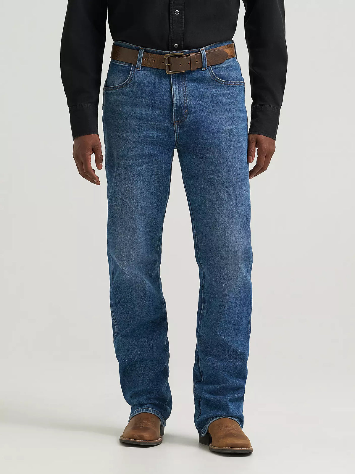 Mens Retro Relaxed Bootcut Jeans