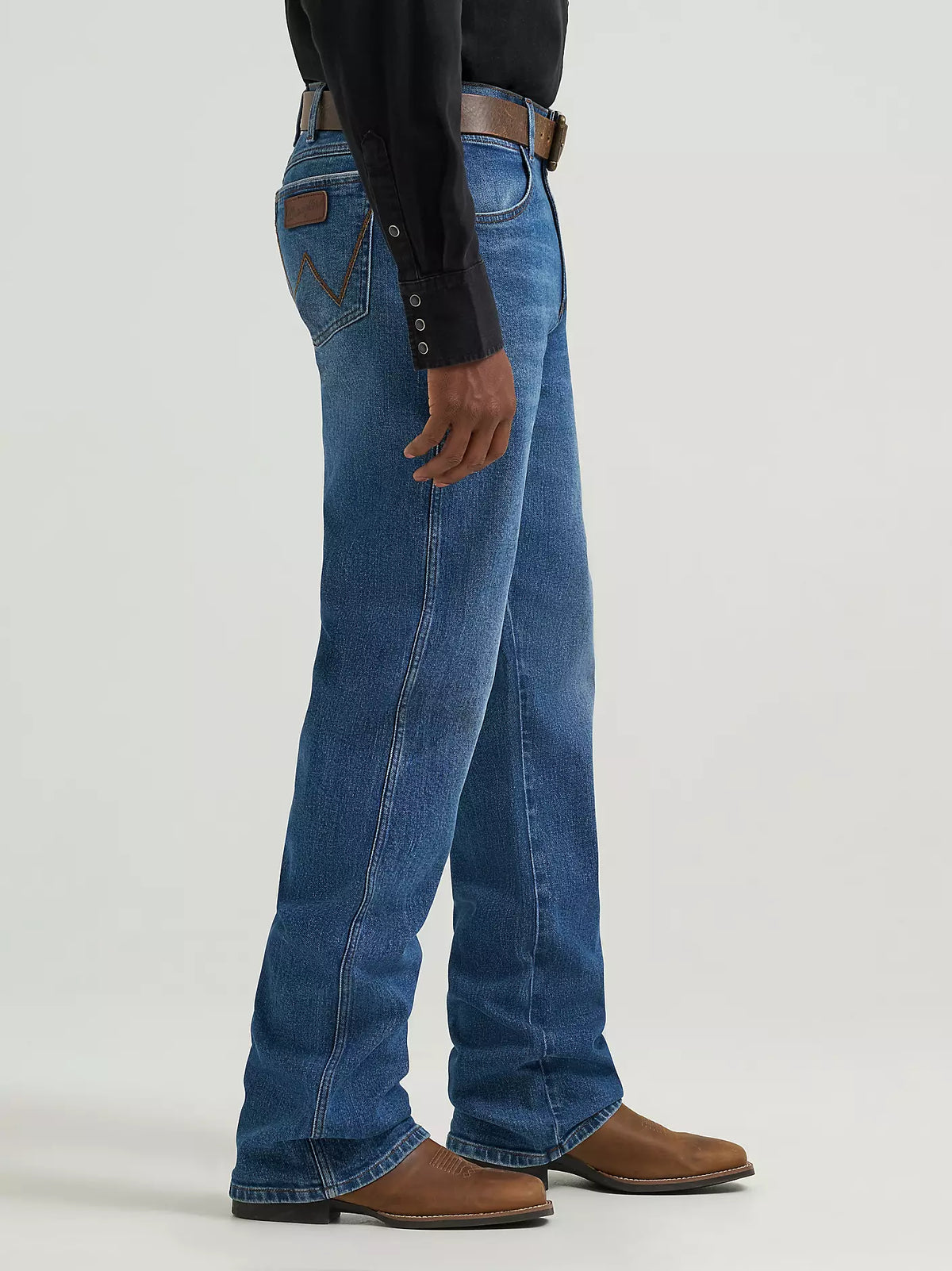 Mens Retro Relaxed Bootcut Jeans