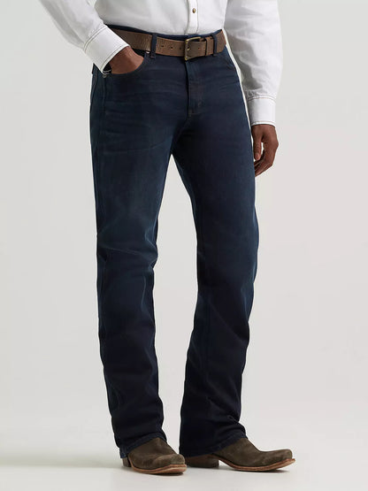 Mens Retro Slim Bootcut Jeans