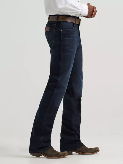 Mens Retro Slim Bootcut Jeans
