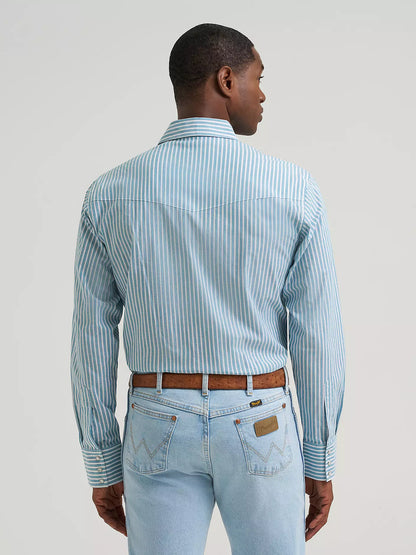 Mens Wrinkle Free Western Shirt