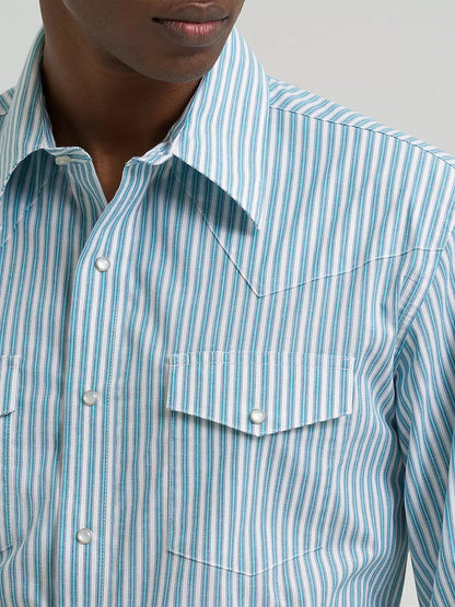 Mens Wrinkle Free Western Shirt