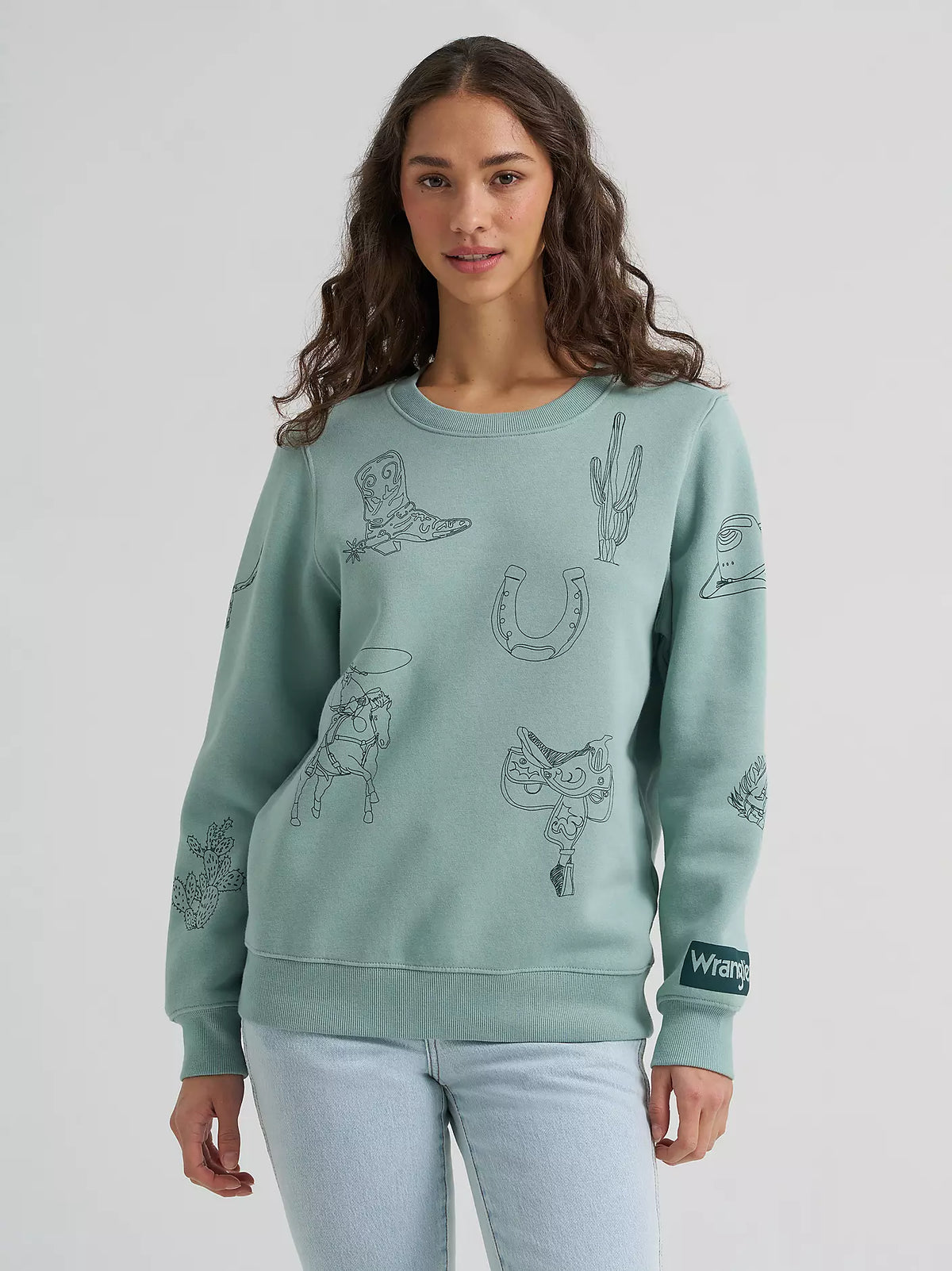 Ladies Punchy Sweatshirt Crew