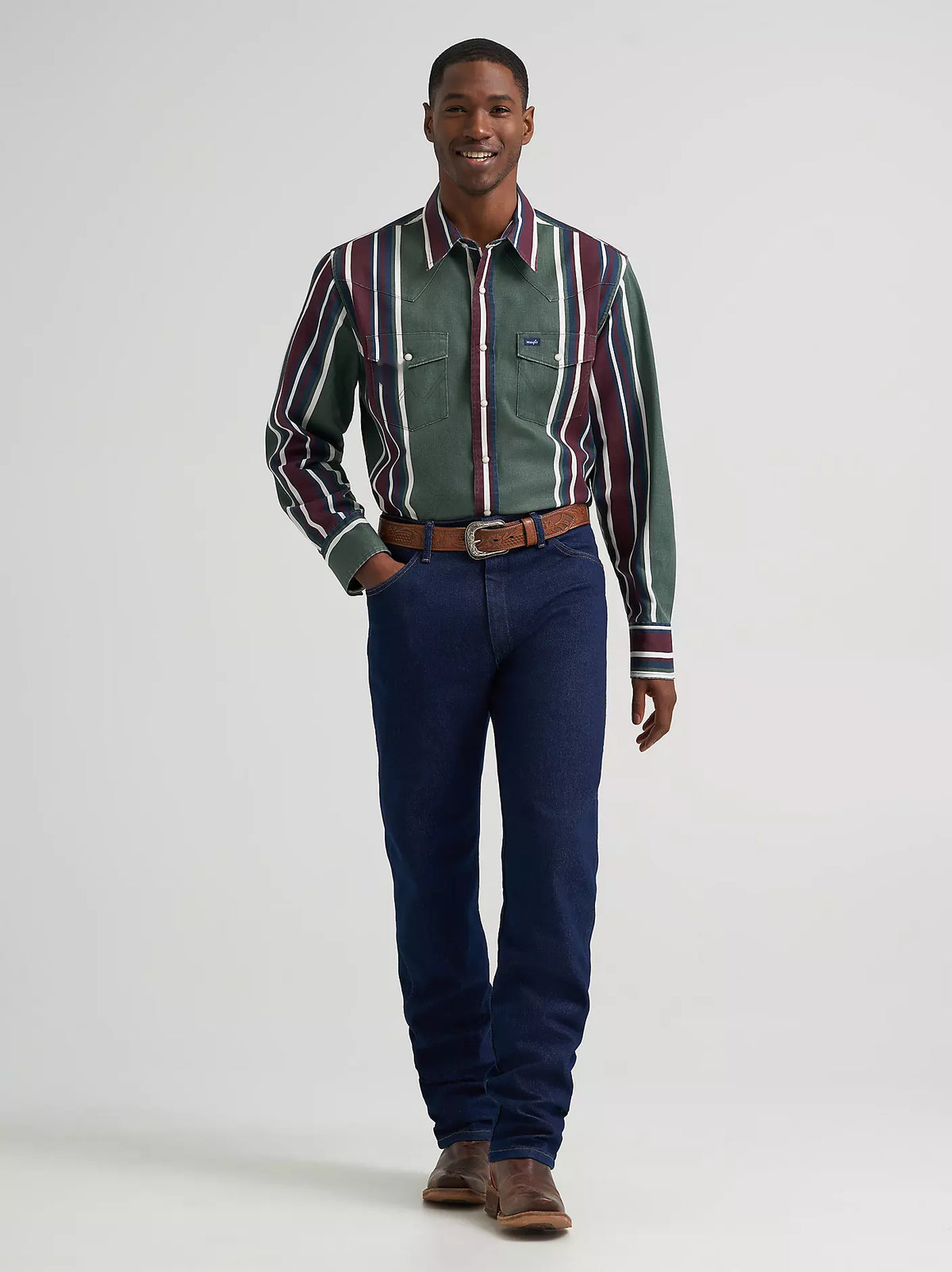 Vintage-Inspired Brushpopper Western Shirt