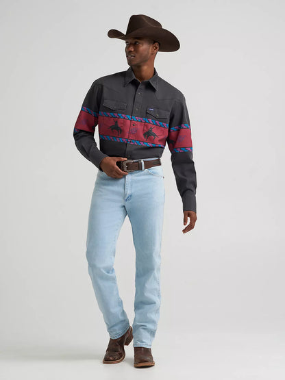 Mens Vintage Western Shirt