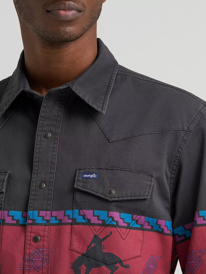Mens Vintage Western Shirt