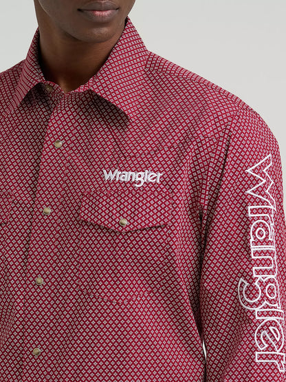 Mens Logo Western Shirt