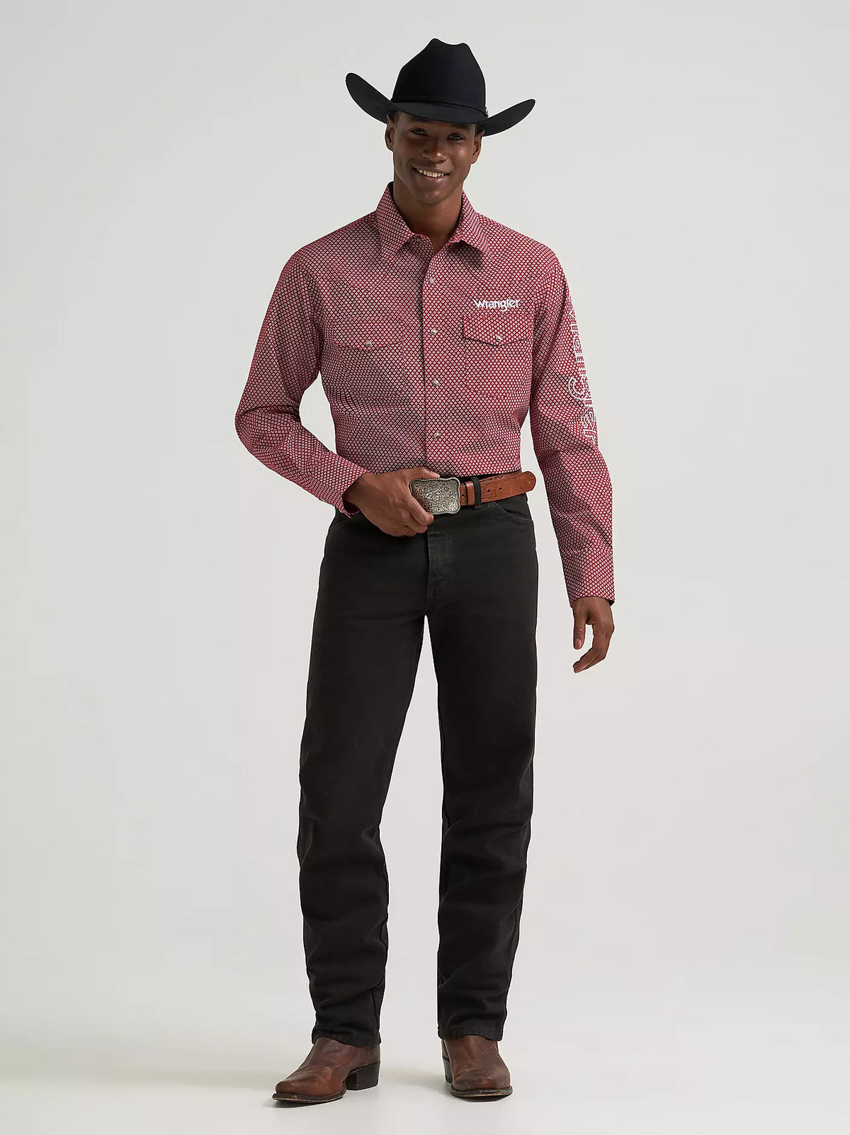 Mens Logo Western Shirt