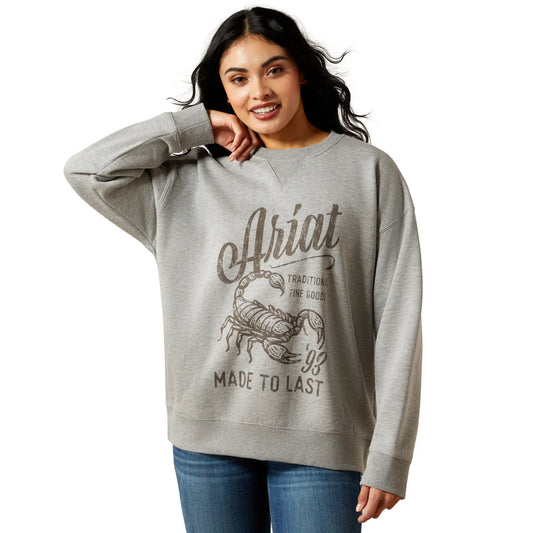 Scorpion Script Oversized Sweatshirt