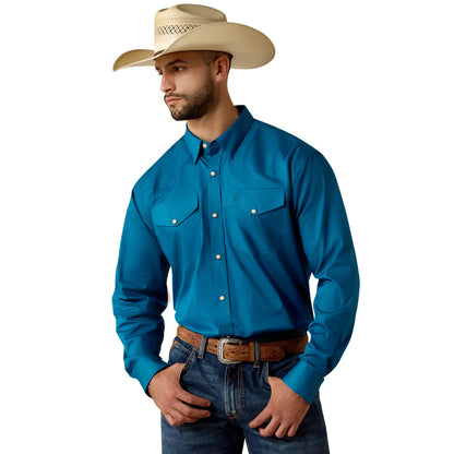 Mens Classic Fit Western Shirt