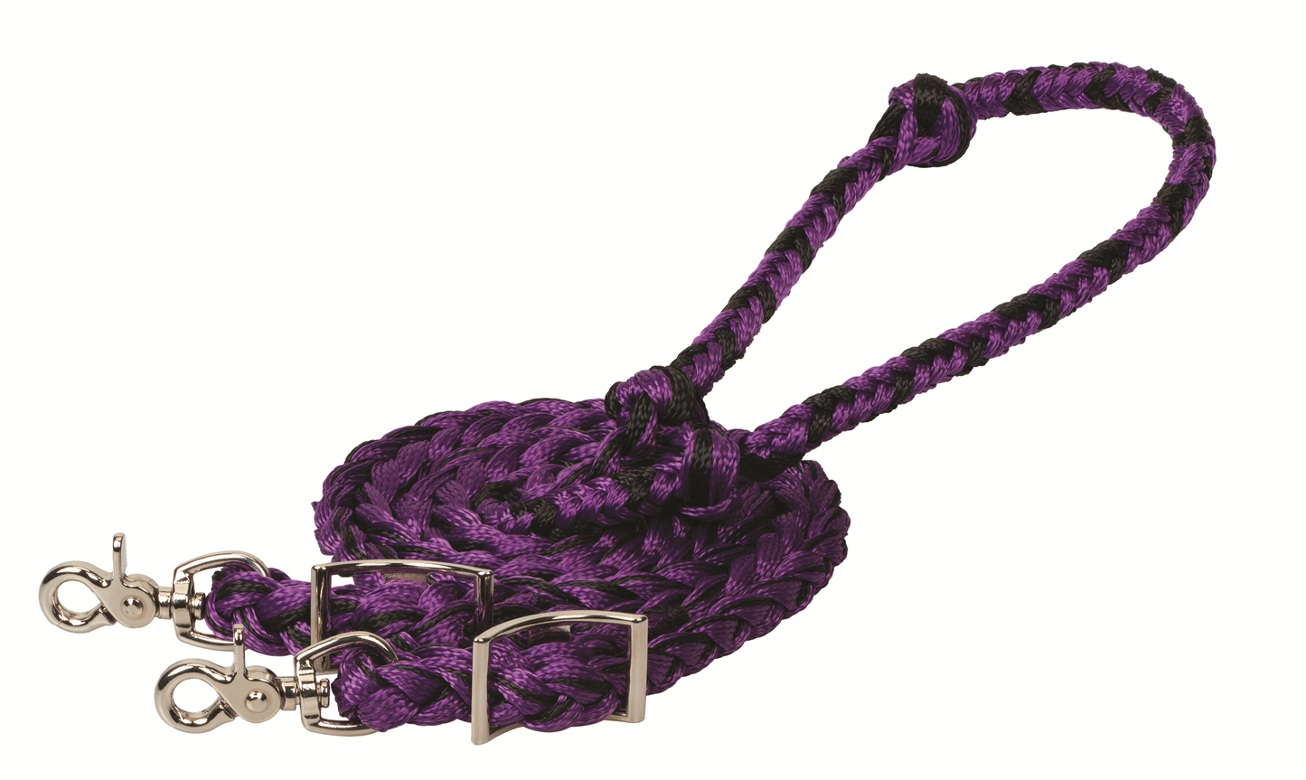 3/4X8' Braided Barrel Rein