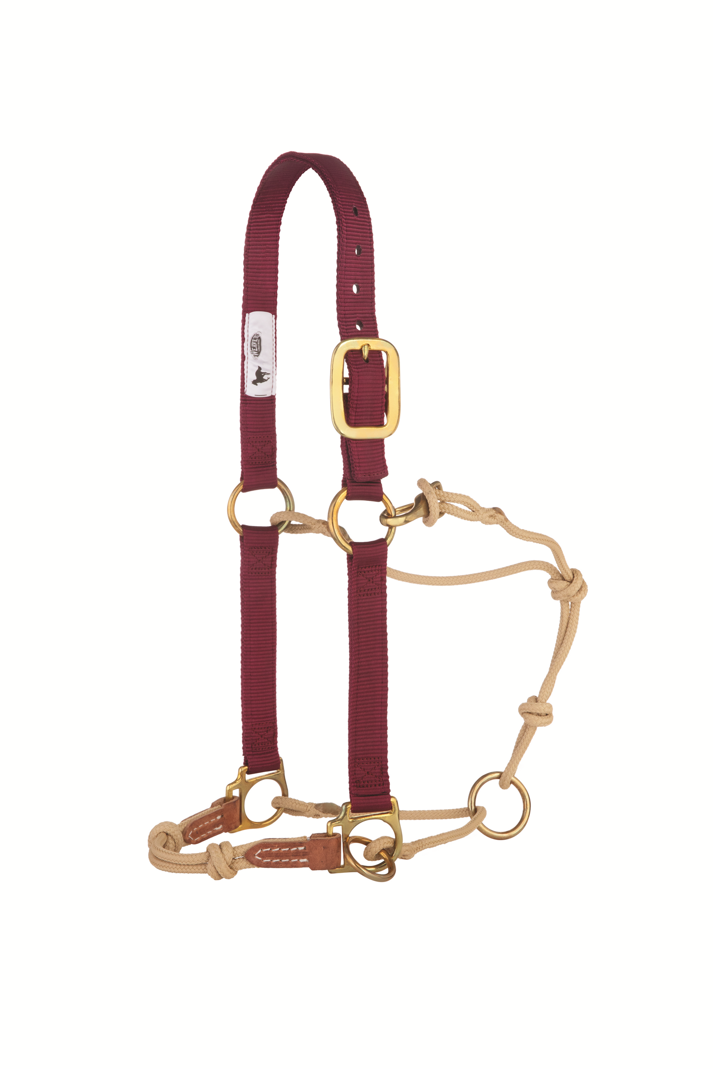 Kalley Krickeberg Nylon & Rope Combination Horseman's Halter with Side Ring