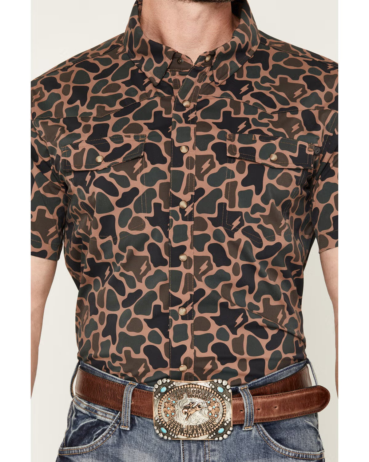 Mens Shortsleeve Western