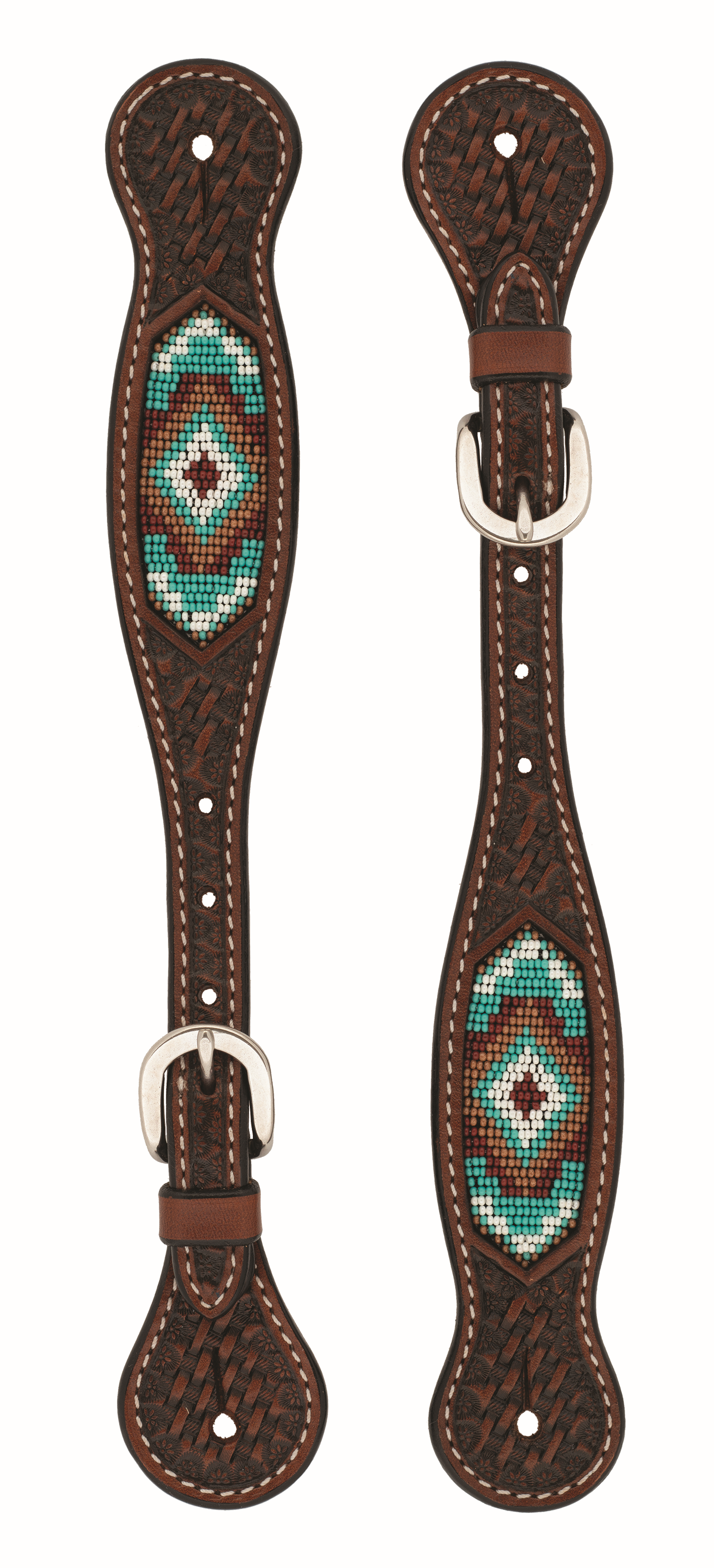 Beaded Men's Spur Straps