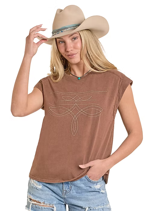 Ladies Boot Stitch Top