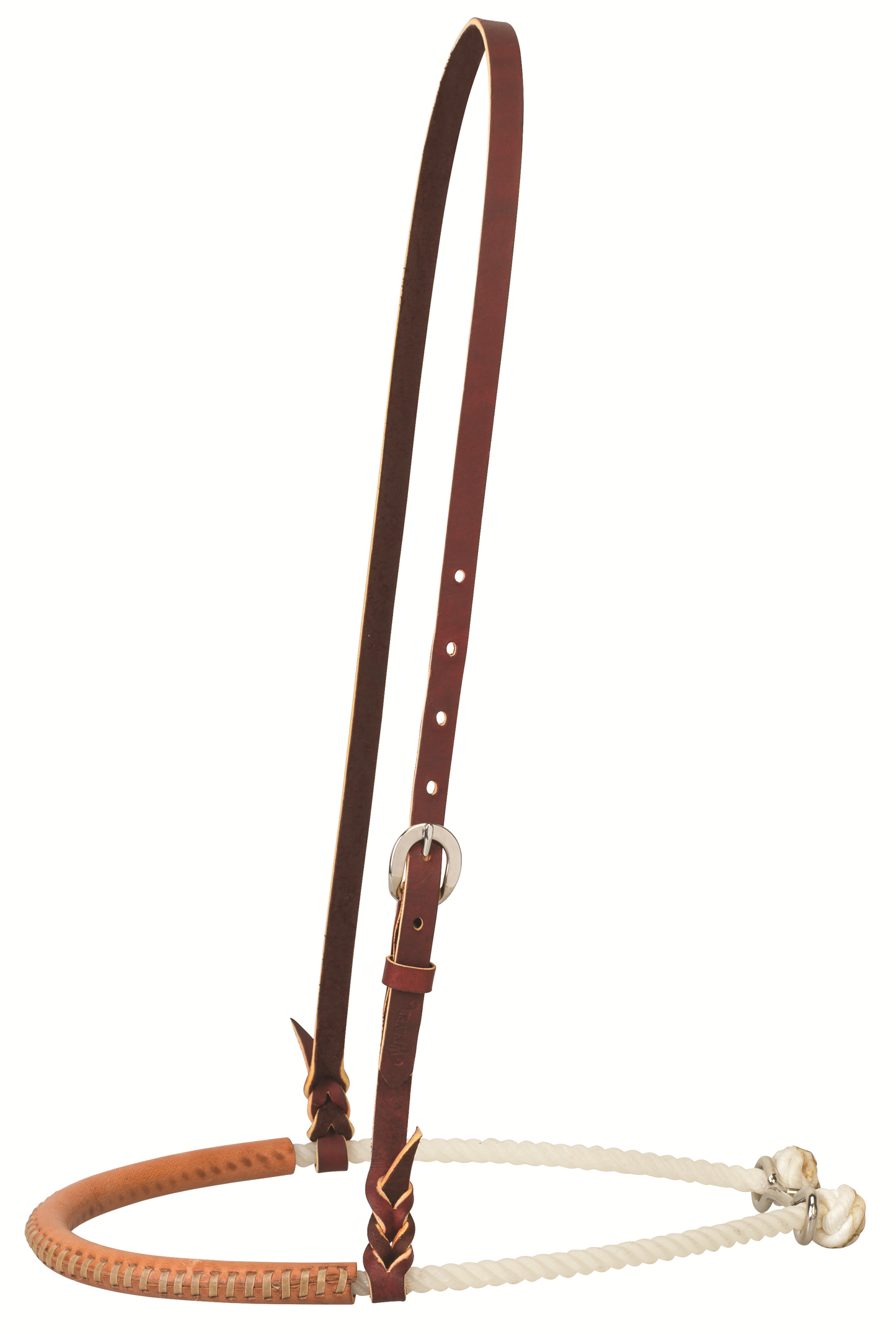 Leather Covered Rope Noseband