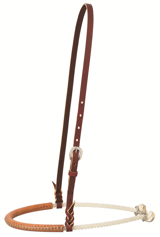 Leather Covered Rope Noseband