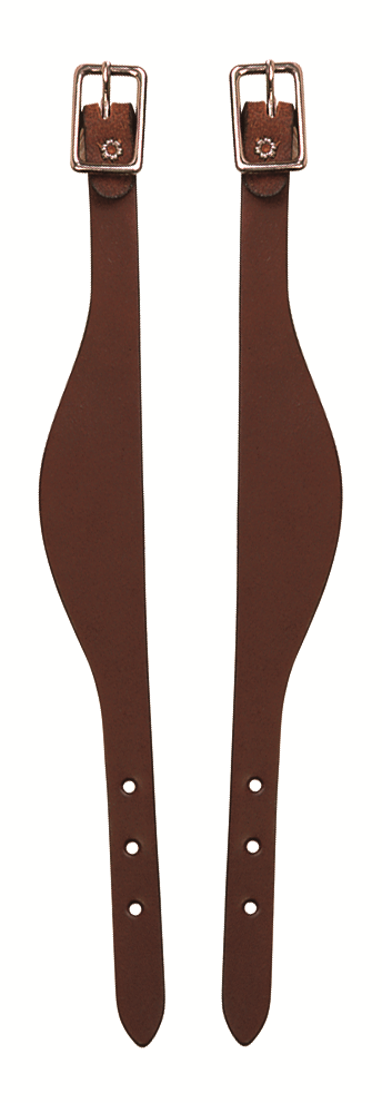 Bridle Leather Fender Hobbles, Flared