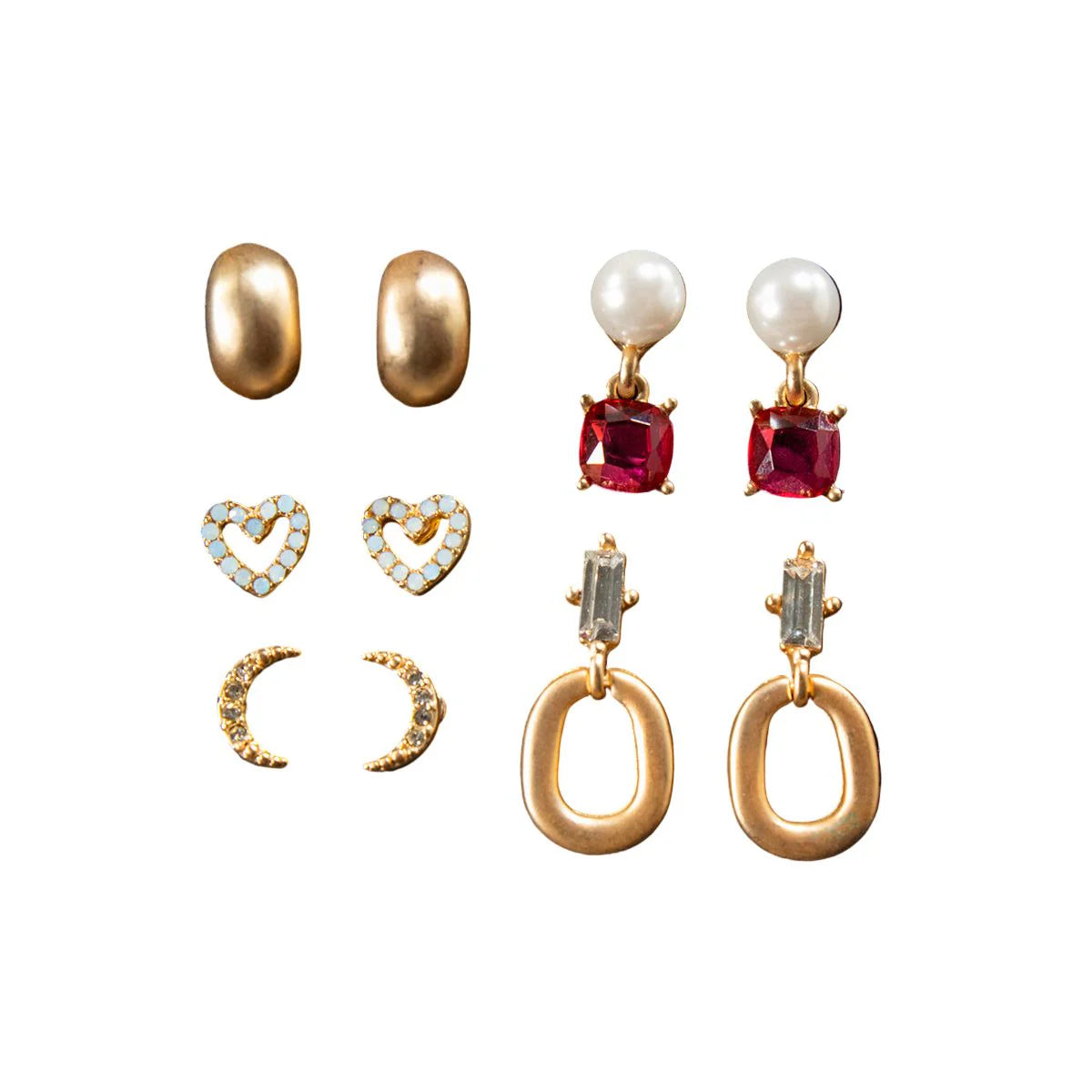 5 Piece Set Earrings