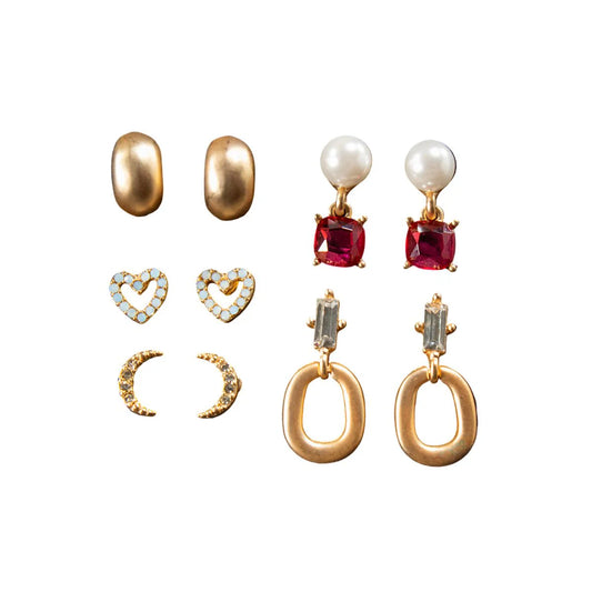 5 Piece Set Earrings