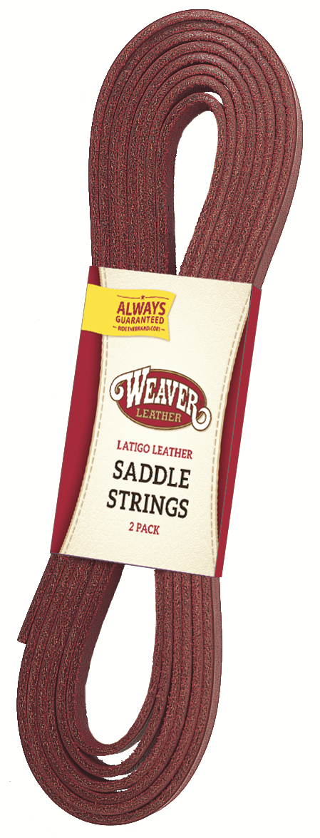 Saddle String Handy Pack, Burgundy, 1/2" x 72"