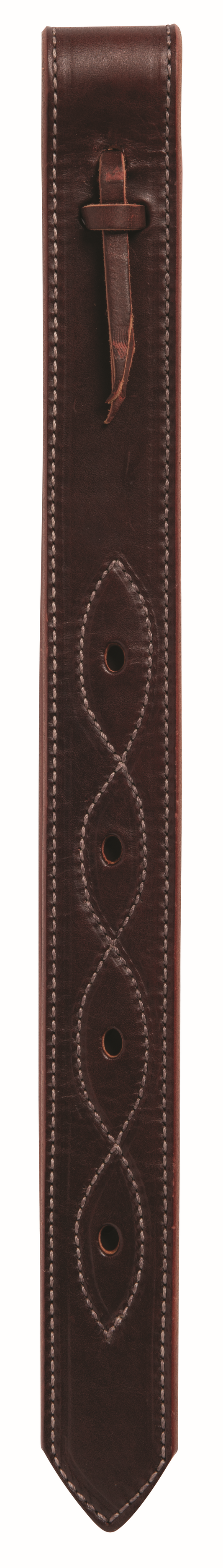 Burgundy Latigo Off Billets, Doubled and Figure 8 Stitching