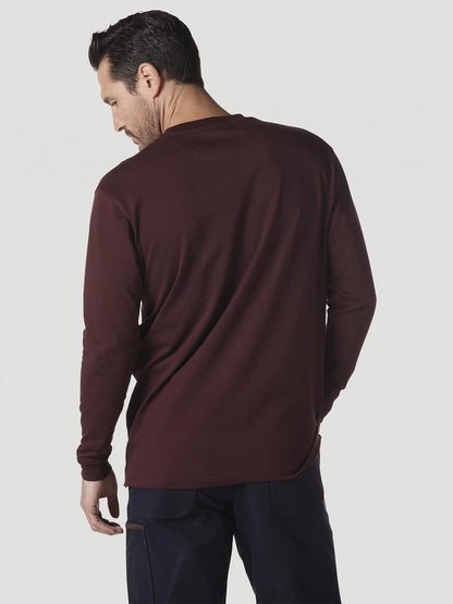 Men's Longsleeve Front Pocket Tee