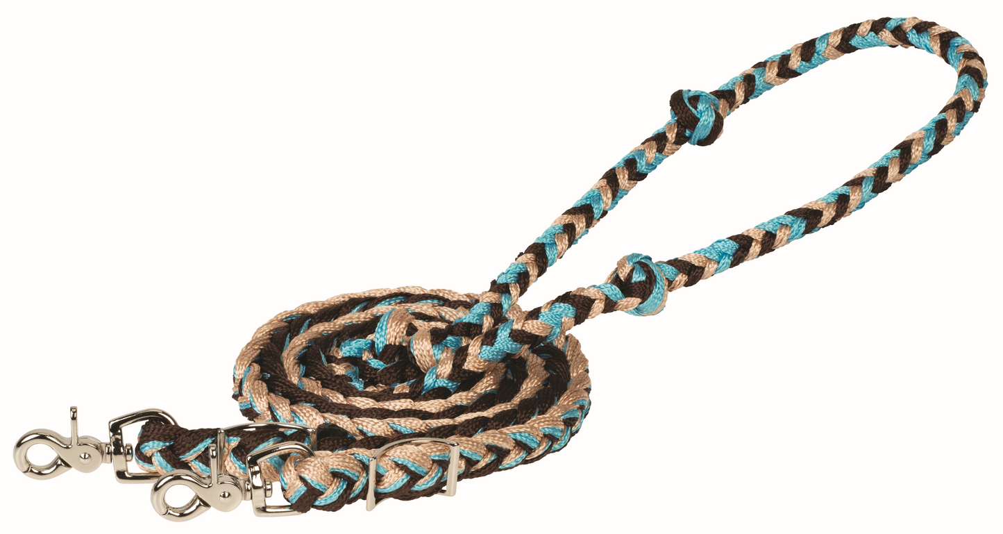 3/4X8' Braided Barrel Rein