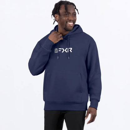 Men's Mitered Cotton Pullover Hoodie