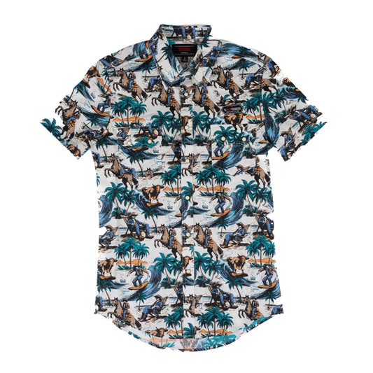 Mens Short Sleeve Western