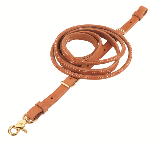 Harness Leather Round Roper and Contest Rein
