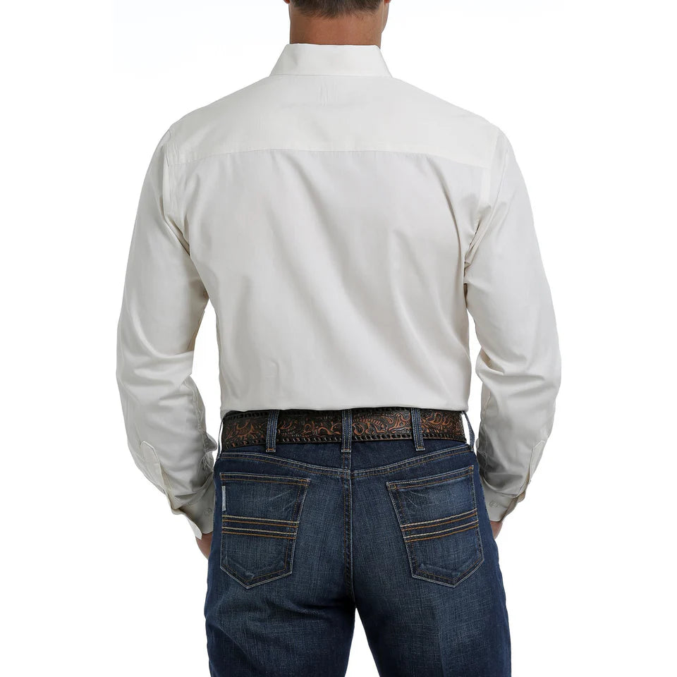 Cinch Men's Long Sleeve Solid Modern Shirt