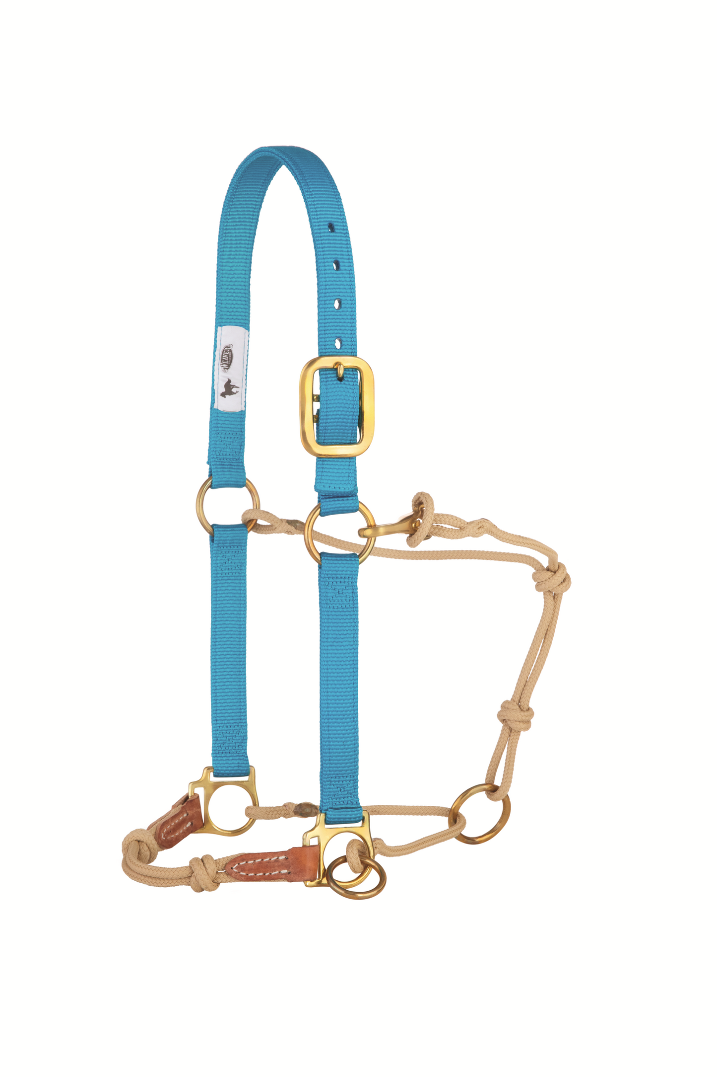 Kalley Krickeberg Nylon & Rope Combination Horseman's Halter with Side Ring