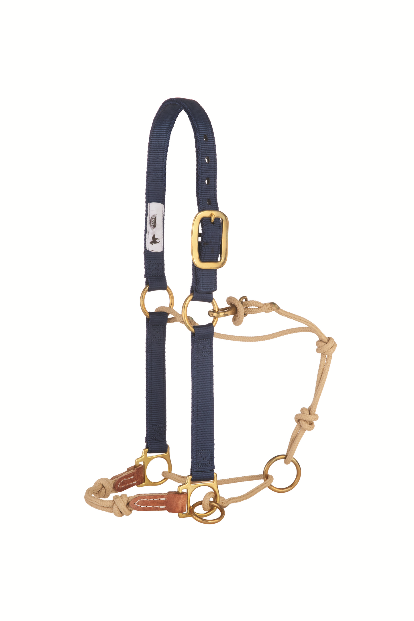 Kalley Krickeberg Nylon & Rope Combination Horseman's Halter with Side Ring