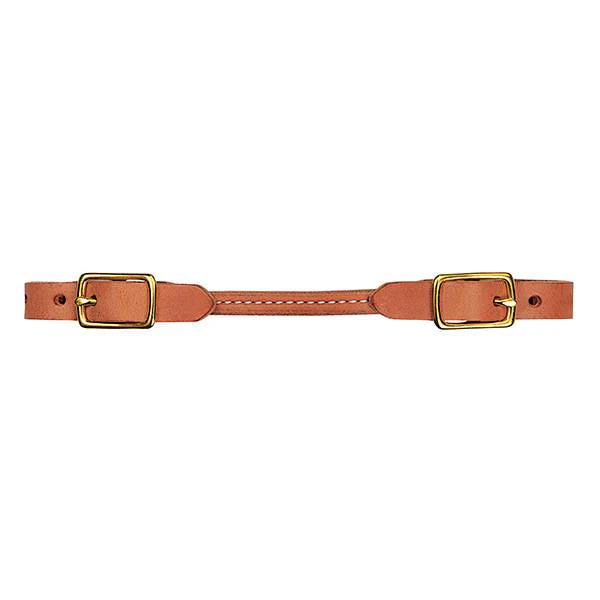 Harness Leather Rounded Curb Strap