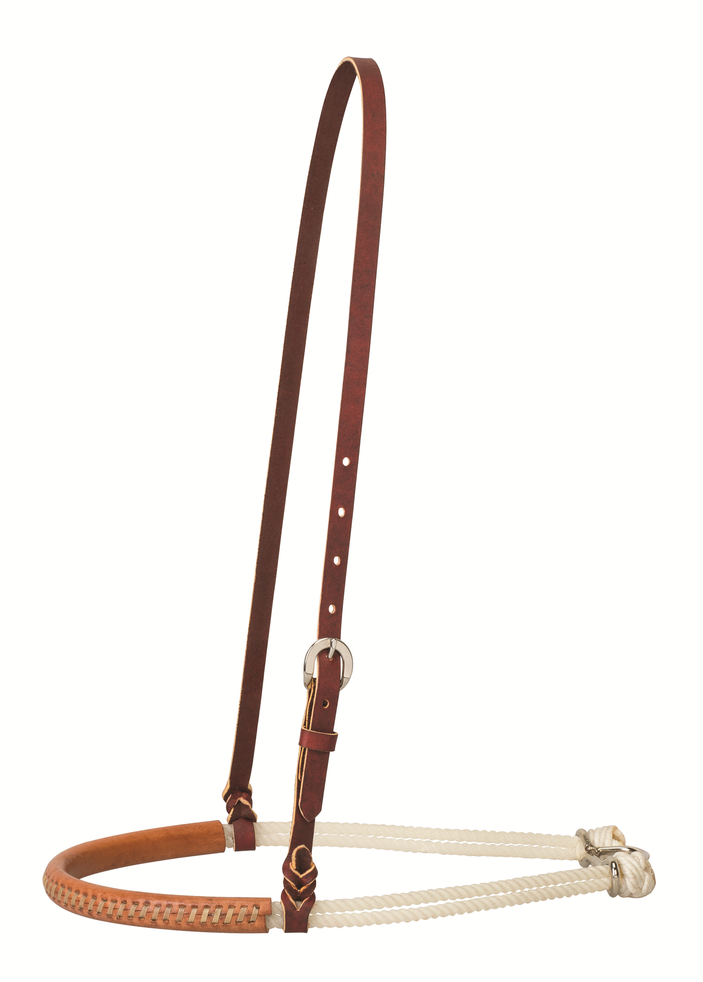 Leather Covered Rope Noseband