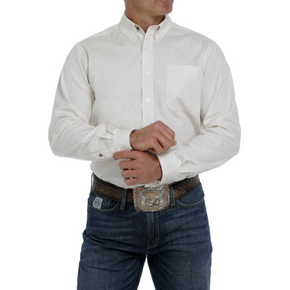 Cinch Men's Long Sleeve Solid Modern Shirt