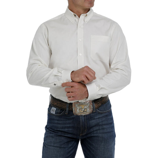 Cinch Men's Long Sleeve Solid Modern Shirt