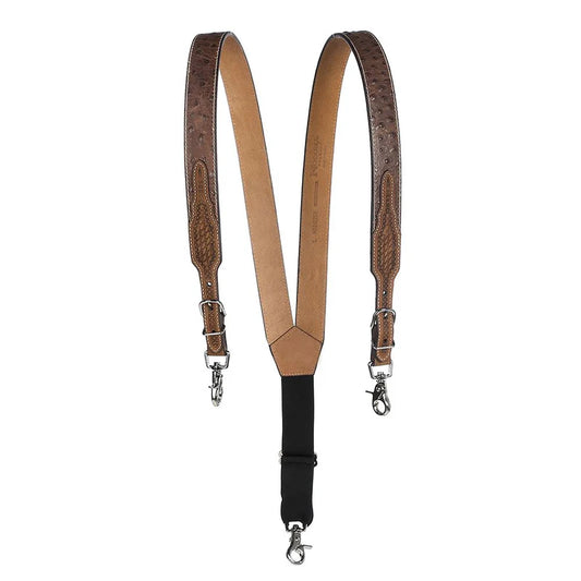 Ostrich Hide Suspenders