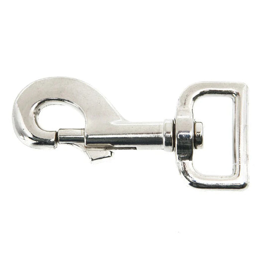 Nickel Plated Flat Swivel Snap