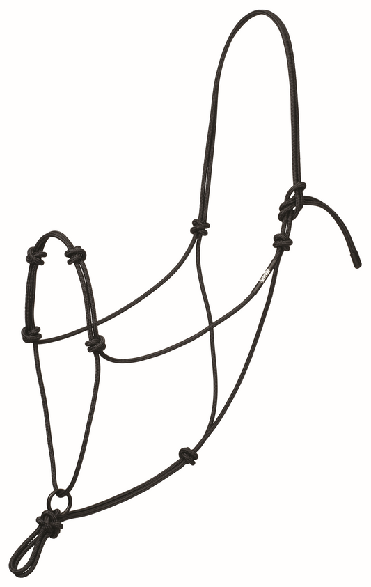 Silvertip Four Knot Transition Rope Halter with Sliding Ring