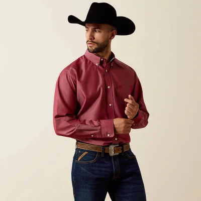 Mens Wrinkle Free Western
