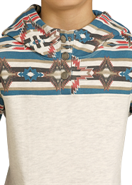 Boys Aztec hoodie