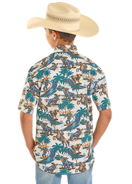 Boys Short Sleeve Western