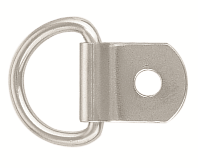 Clip and Dee, Nickel Plated, 5/8"